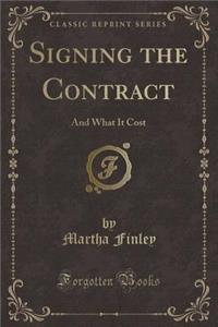 Signing the Contract