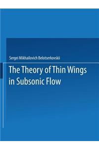 Theory of Thin Wings in Subsonic Flow