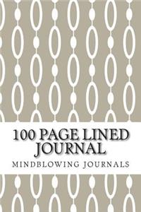100 Page Lined Journal