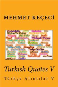 Turkish Quotes V: Turkce Al NT Lar V