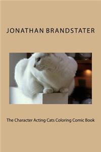 Character Acting Cats Coloring Comic Book