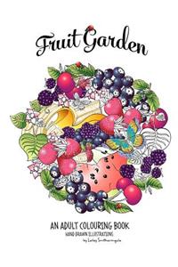 Fruit Garden Adult Colouring Book