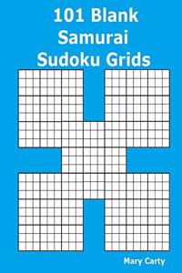 101 Blank Samurai Sudoku Grids