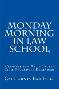 Monday Morning In Law School