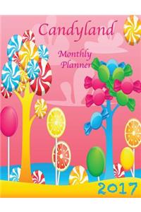 Candyland Monthly Planner 2017