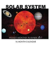 Solar System Pocket Monthly Planner 2017