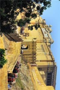 Elephant Caravan Going to the Amber Fort in Jaipur, Rajasthan, India Journal