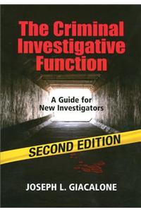 The Criminal Investigative Function