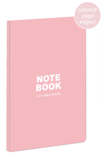 Teneues - A5 Notebook: Pastel Pink, 140 Lined Pages, Raw Sewn Spine, Lays Flat