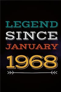 Legend Since January 1968 - Gift for a legend born in January