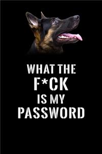 What The F*CK Is My Password, German Shephered