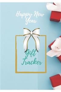 Happy New Year Gift Tracker: Holiday Shopping List Organizer for Managing Your Happy new year Season Gift List tracker