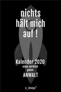 Kalender 2020 für Anwälte / Anwalt / Anwältin