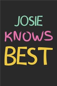 Josie Knows Best