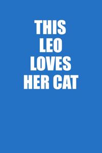 This Leo Loves Her Cat Notebook