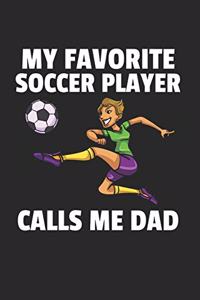 Fußball Fußballspieler Notizbuch