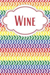 Rainbow Vines Boho Wine Journal