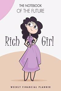 The notebook of the future rich Girl weekly Financial planner