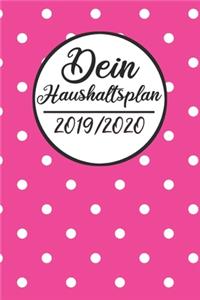Dein Haushaltsplan 2019 / 2020