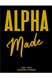 Alpha Made 2019 - 2020 Academic Planner