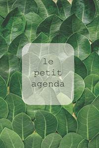 Le Petit Agenda Non Daté Minimaliste Green 2020