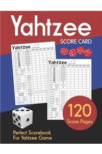Yahtzee Score Cards