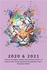 2020 & 2021 Weekly Planner - Two Year Appointment Book Gift - Two-Year Agenda Notebook for Goal Planning
