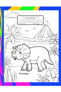 Primary Composition Notebook Handwriting Story Paper