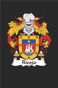 Riesgo: Riesgo Coat of Arms and Family Crest Notebook Journal (6 x 9 - 100 pages)