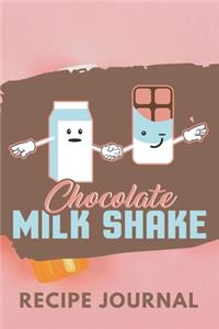 Chocolate Milk Shake Recipe Journal
