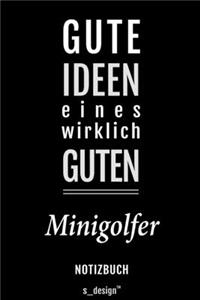 Notizbuch für Minigolfer