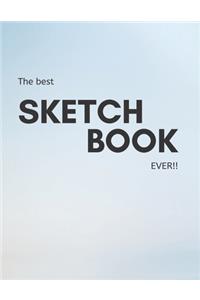 The Best Sketchbook Ever!! - 120 Pages for drawing - 8.5 x 11 inches