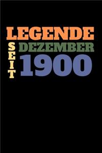Legende seit Dezember 1900