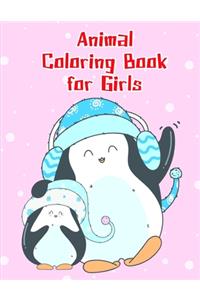 Animal Coloring Book for Girls