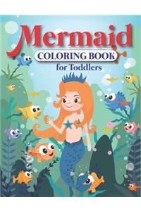 Mermaid Coloring Book for Toddlers