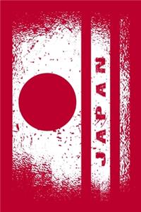 Japan Flag Notebook