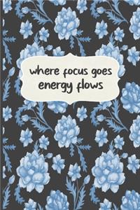 Where Focus Goes Energy Flows