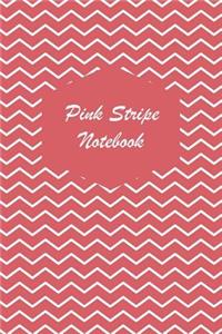 Pink Stripe Notebook