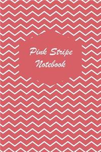 Pink Stripe Notebook