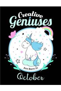 Creative Geniuses Are Born In October