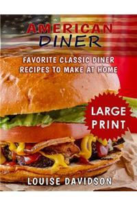 American Diner ***Large Print Full Color Edition***