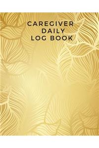 Caregiver Daily Log Book