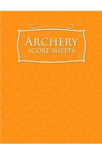 Archery Score Sheets