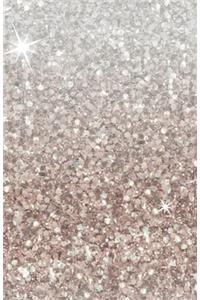 Glitzer Notizbuch Beige Rosa