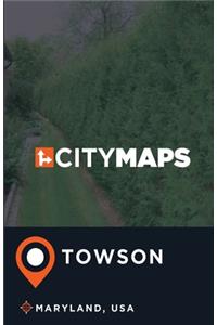 City Maps Towson Maryland, USA