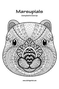 Marsupials Coloring Book for Grown-Ups 1