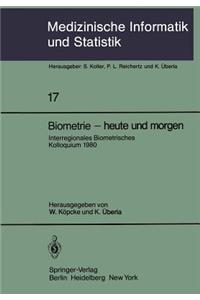 Biometrie -- Heute Und Morgen