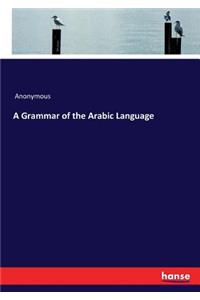 Grammar of the Arabic Language