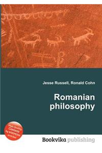 Romanian Philosophy