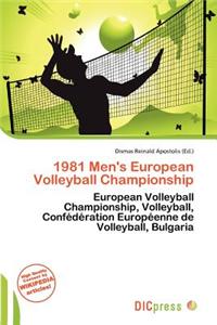 1981 Men's European Volleyball Championship